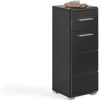 Ebuy24 - Linus Badschrank 1 Tür, 1 Schublade Hochglanz schwarz,schwarz. Ebuy24 - Linus Badschrank 1 Tür, 1 Schublade Hochglanz schwarz,schwarz. von EBUY24