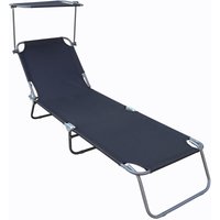 Sonnenliege Liegestuhl Gartenliege von EBUY24
