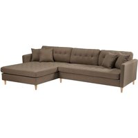 Ebuy24 - Marino Deluxe Chaiselongsofa rechts oder links gewendet mit Kissen Stoff braun. Ebuy24 - Marino Deluxe Chaiselongsofa rechts oder links gewendet mit Kissen Stoff braun. von EBUY24