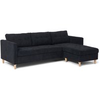 Ebuy24 - Marino Sofa AB3, Chaiselongue rechts oder links gewendet in Samt schwarz. Ebuy24 - Marino Sofa AB3, Chaiselongue rechts oder links gewendet in Samt schwarz. von EBUY24