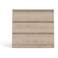 Nada Kommode 3 Schubladen Hickory-Dekor. Nada Kommode 3 Schubladen Hickory-Dekor. von EBUY24