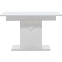 Ebuy24 - Pluto Esstisch 90x120cm, Glas mit Auszug mit Zusatzplatten weiß. Ebuy24 - Pluto Esstisch 90x120cm, Glas mit Auszug mit Zusatzplatten weiß. von EBUY24