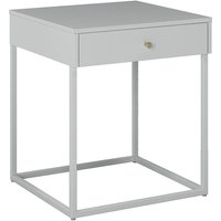 Pops Nachttisch 1 Schublade weiß. von EBUY24
