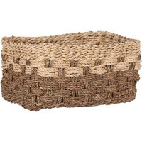 Reno Korb Seegras 30x20x15cm natur, braun. von EBUY24