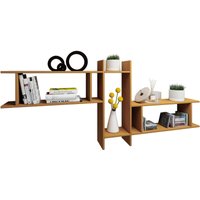 Ebuy24 - Sirola Maxi Regal Wandmontage mit 5 Fächern Buche dekor. von EBUY24