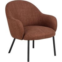 Ebuy24 - Spencer Sessel Lounge-Sessel Stoff orange. von EBUY24