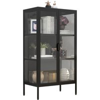 Stahl Glas Vitrine Schaukasten Floka m Stahl Glas Vitrine Schaukasten Floka m von EBUY24