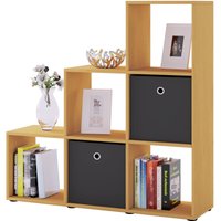 Ebuy24 - Stand Treppenregal Regal 6 Fächer Nitas von EBUY24