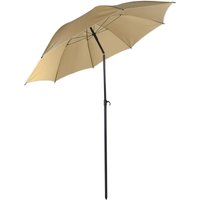 Strand Sonnenschirm s Ø160cm taupe. von EBUY24