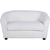 Teddy Sofa 2 Personen für Kind weiß. von EBUY24