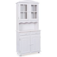 Ebuy24 - Valux Vitrinenschrank 2 Türen, 2 Glastüren, 2 Schubladen, weiss. Ebuy24 - Valux Vitrinenschrank 2 Türen, 2 Glastüren, 2 Schubladen, weiss. von EBUY24
