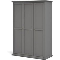 Ebuy24 - Venedig Kleiderschrank 3 Türen matt grau. von EBUY24