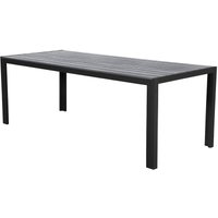 Ebuy24 - Fall Gartentisch, 205 cm schwarz/grau. von EBUY24