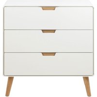 Lowell Kommode 3 Schubladen weiß. von EBUY24