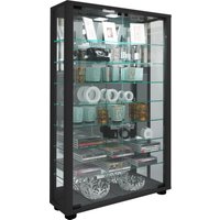 Ebuy24 - Glas Stand Vitrine Lumo Mini Spiegel von EBUY24