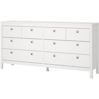 Madrid Kommode 8 Schubladen weiß. Madrid Kommode 8 Schubladen weiß. von EBUY24