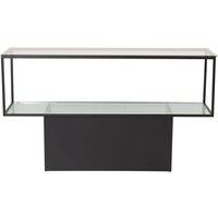 Ebuy24 - Maglehem Regal mit Ablage 35x130 cm Glas, schwarz. Ebuy24 - Maglehem Regal mit Ablage 35x130 cm Glas, schwarz. von EBUY24