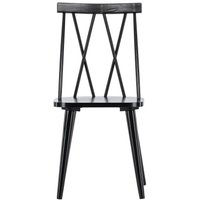 Mariette Esszimmerstuhl Holz schwarz. von EBUY24