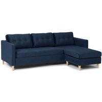 Marino Sofa BA2, Chaiselongue rechts oder links gewendet in Velour blau. Marino Sofa BA2, Chaiselongue rechts oder links gewendet in Velour blau. von EBUY24