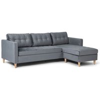 Marino Sofa BA3, Chaiselongue rechts oder links gewendet in Velour grau. Marino Sofa BA3, Chaiselongue rechts oder links gewendet in Velour grau. von EBUY24