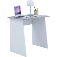 Masola Mini Schreibtisch weiß/Beton-Optik. von EBUY24