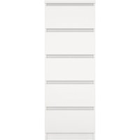 Naia Kommode 5 Schubladen weiß. Naia Kommode 5 Schubladen weiß. von EBUY24