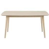 Naila Esszimmertisch 80 x 150 cm Eiche Dekor weiss gelaugt. Naila Esszimmertisch 80 x 150 cm Eiche Dekor weiss gelaugt. von EBUY24