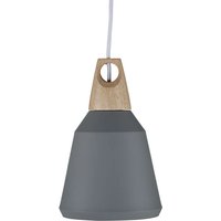 Nao Beleuchtung Pendelleuchte Ø16cm Aluminium grau. von EBUY24