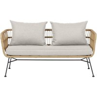 Nina Gartensofa 2 pers. Inkl. Auflagen, beige. Nina Gartensofa 2 pers. Inkl. Auflagen, beige. von EBUY24
