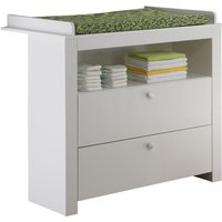 Olja Wickelkommode mit 2 Schubladen und 1 Ablage, weiss. Olja Wickelkommode mit 2 Schubladen und 1 Ablage, weiss. von EBUY24