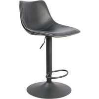 Oregon Barhocker mit beigen Kontrastnähten, Schwarz. Oregon Barhocker mit beigen Kontrastnähten, Schwarz. von EBUY24