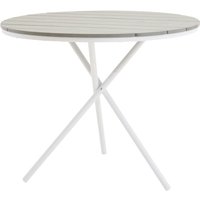 Parma Cafétisch Ø90cm grau-weiß. von EBUY24