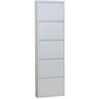 Ebuy24 - Pisa Schuhschrank mit 5 Klappen/ Türen in Metall weiss.Fertig montiert. Ebuy24 - Pisa Schuhschrank mit 5 Klappen/ Türen in Metall weiss.Fertig montiert. von EBUY24