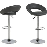 Plus Barhocker grau pu Kunstleder, Chrom. Plus Barhocker grau pu Kunstleder, Chrom. von EBUY24