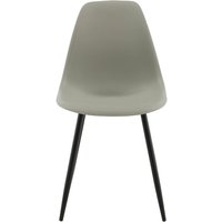 Polar Esszimmerstuhl Schalenstuhl grau. von EBUY24