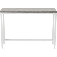 Ebuy24 - Rise Konsolentisch 30x110 cm Beton dekor, weiß. von EBUY24