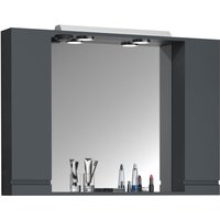 Ebuy24 - SiloraXL Spiegelschrank Bad anthrazit. von EBUY24