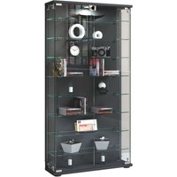 Holz Glas Stand Vitrine Regal Stelas L von EBUY24