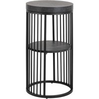 Strington Nachttisch 1 Regal schwarz. von EBUY24
