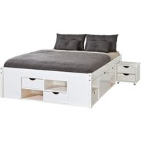 Till Doppelbett 180x200 cm einschl. 2 Lattenroste, weiss. von EBUY24