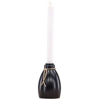 Ulricehamn Kerzenhalter mit led Licht schwarz. von EBUY24