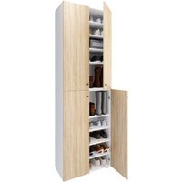 XL Holz Großer Schuhschrank Lona 10 XL Holz Großer Schuhschrank Lona 10 von EBUY24