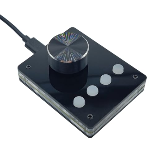 EBVincxmk USB-Lautstärkeneinstellungsknopf Lautstärkeregler Tastaturen PC-Sound USB-Lautstärkeregler Multimedia-Controller USB-Adapter Videobearbeitung von EBVincxmk