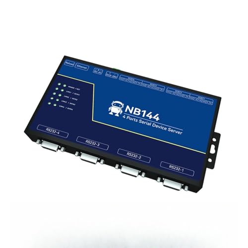 EBYTE 4-K RS485 RS232 RS422 auf Ethnernet Serial Server NB144-V2 Modbus UDP MQTT HTTP Gateway Watchdog Industriequalität (Isolated POE) von EBYTE