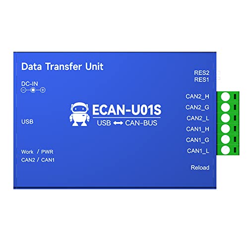 EBYTE CAN To USB Protokoll-Konverter ECAN-U01S CAN Relais Dual Channel Can2.0 Baud Rate 1 m PC auf USB 2.0 Transparente Übertragung Kommunikation Transceiver von EBYTE