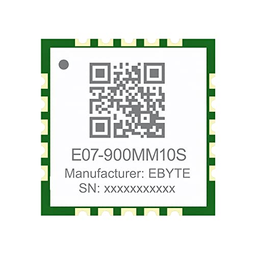 EBYTE CC1101 868MHz 915MHz Wireless Module SPI E07-900MM10S 10dbm 1.5KM RX TX FIFO LQI RSSI Small Size SMD Stamp Holes Antenne von EBYTE