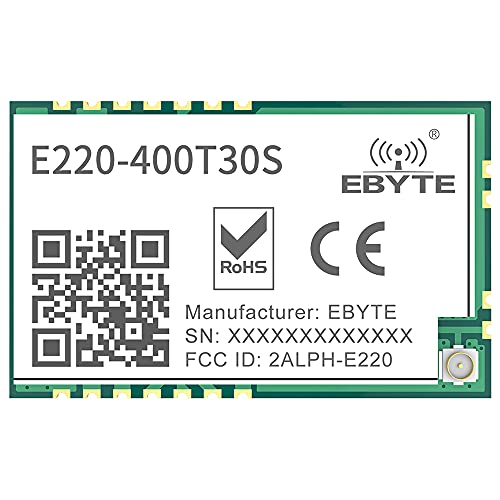 EBYTE LoRa Wireless Modul FSK RSSI ISM 433MHz 470MHz 30dBm LoRa Spread Spectrum SMD UART Interface E220-400T30S IPEX Antenne von EBYTE