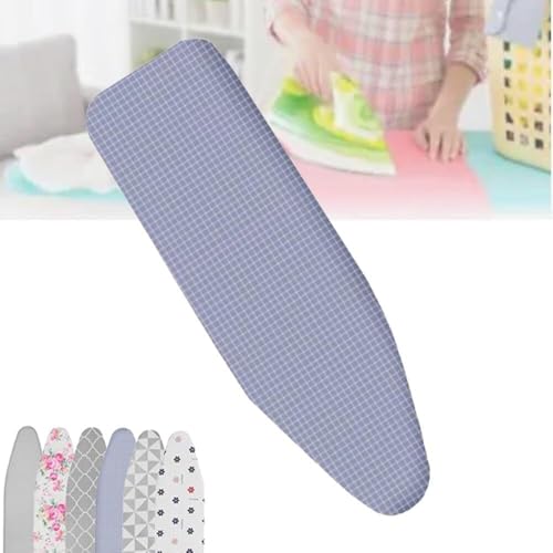Bügelbrettbezug und -Auflage Bügelbrettbezug und -unterlage, 3er-Pack, Mehrfarbig, mehrere Größen(Blue Plaid,13 X 44 Inch (34 X 110 cm)) von EBZFASO