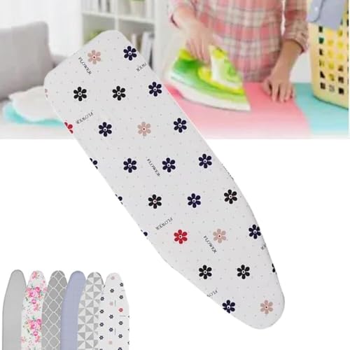 Bügelbrettbezug und -Auflage Bügelbrettbezug und -unterlage, 3er-Pack, Mehrfarbig, mehrere Größen(Flower,13 X 44 Inch (34 X 110 cm)) von EBZFASO