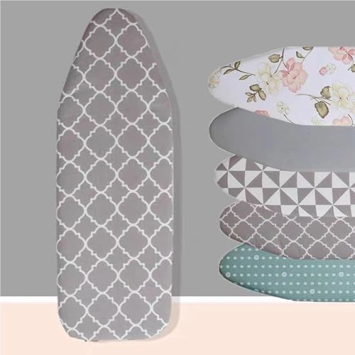 Bügelbrettbezug und -Auflage Bügelbrettbezug und -unterlage, Baumwolle, Mehrfarbig, mehrere Größen(Grey Plaid,14x40 Inch(100x34cm)) von EBZFASO